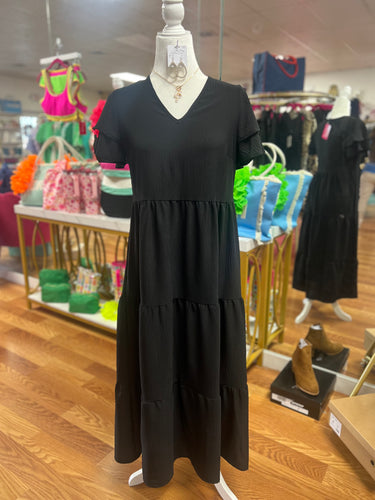 Airflow Layered V-Neck Dress