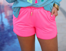 Hot pink shorts
