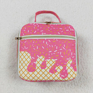 Pink ice cream drip lunchbox