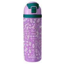 24 oz Flip Top Bottle It Was Good Glitter