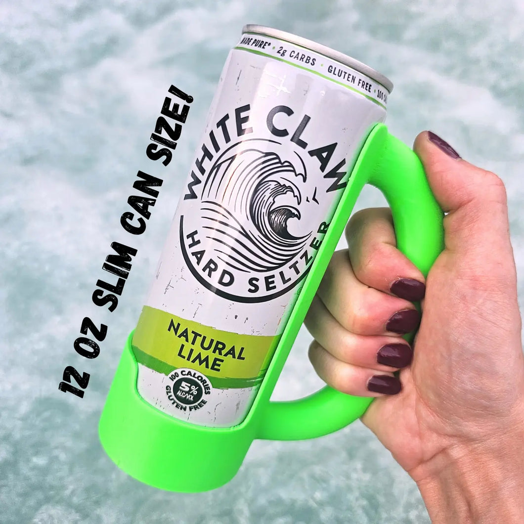 12 oz Slim Can Holder Handle Redbull, Alani Nu, White Claw,