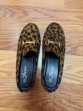 Leopard slip on shoes