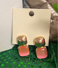 Pink Pendant Earrings - Matching Necklace!