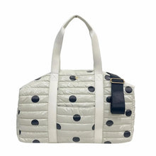 Weekender Duffel Bag | Black Polkadot