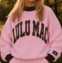 Preorder- lulu Mac pink /brown sweatshirt only