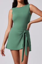 Green dress skort