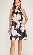 Satin flower dress