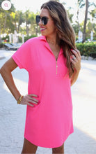 Textured Zipper Dress
