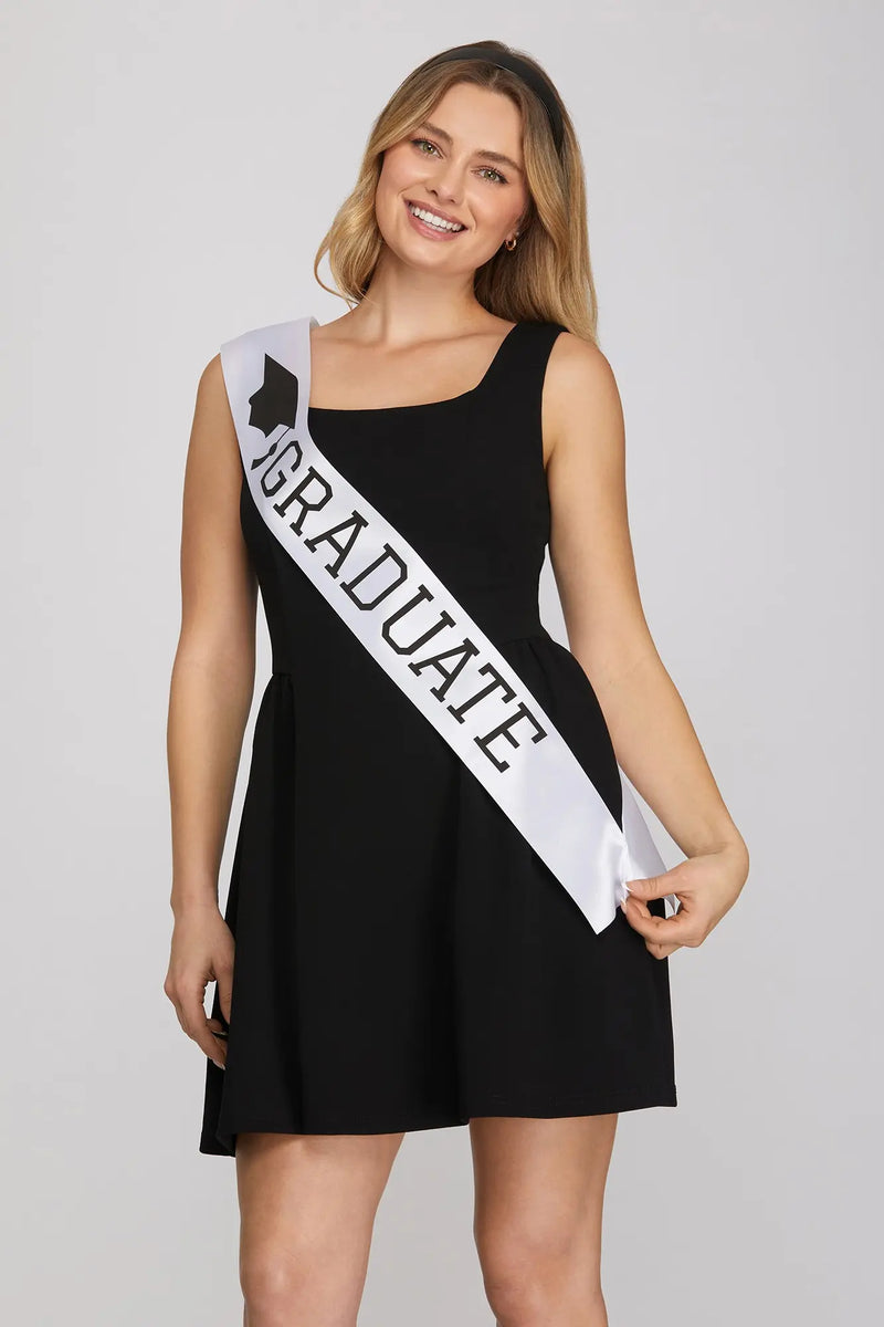 SLEEVELESS SQUARE NECK DRESS-Graduation – Hopes Chest