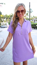 Textured Zipper Dress