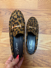 Leopard slip on shoes