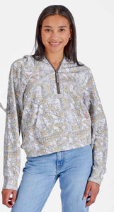 Camo simply southern half zip pullover