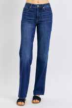 TUMMY CONTROL HIGH RISE CROP STRAIGHT JEANS-Judy blue