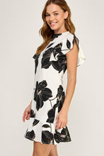 Floral print dress