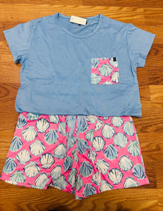 Shell pajamas set