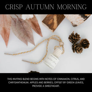 Crisp autumn morning -fall car diffusers