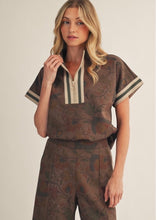 Brown fall 2-piece set