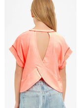 Open Back Fashion Top
