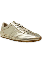 Gold metallic sneakers - Shushop brand