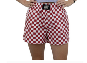 Lulu Mac  shorts crimson