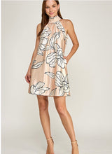 Satin flower dress