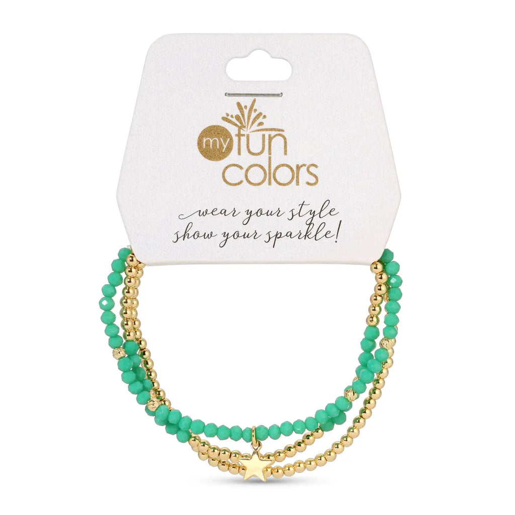 Petite Crystal Stretch Bead Bracelets