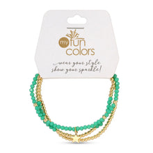 Petite Crystal Stretch Bead Bracelets