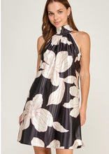 Satin flower dress