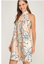 Satin flower dress