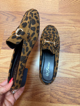 Leopard slip on shoes