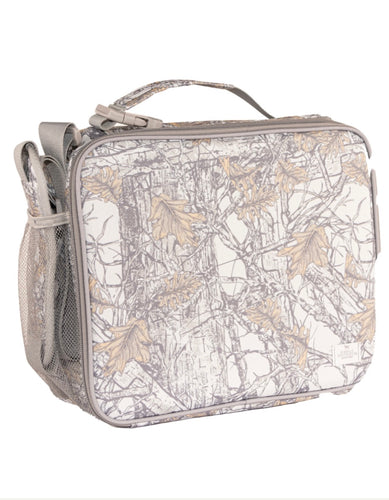 White camo lunch box-matching back pack available