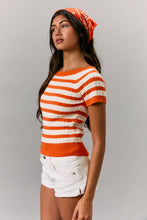 Short Sleeve Knit Sweater Top