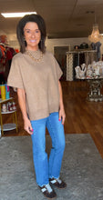 Taupe light weight sweater crew neck