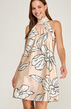 Satin flower dress