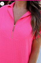 Textured Zipper Dress