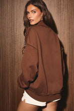 Blessed mock neck sweatshirt