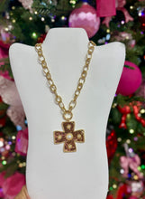 Large cross necklace -large