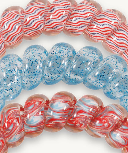 Freedom to sparkle hair ties