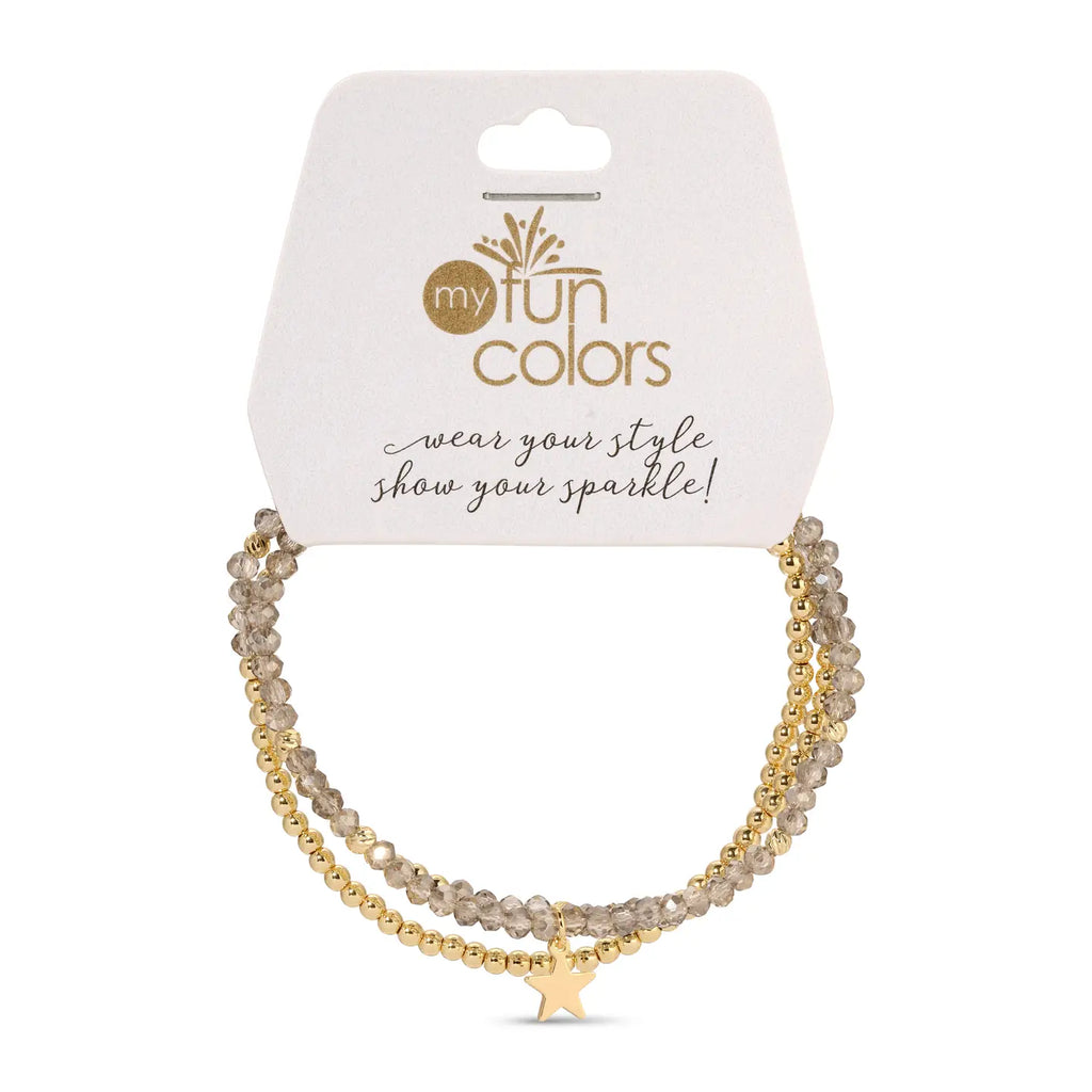 Petite Crystal Stretch Bead Bracelets