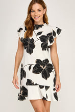 Floral print dress