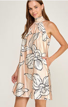 Satin flower dress
