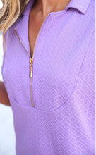 Textured Zipper Dress