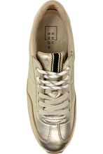 Gold metallic sneakers - Shushop brand