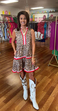 Leopard dress- tee trim -fabulous dress