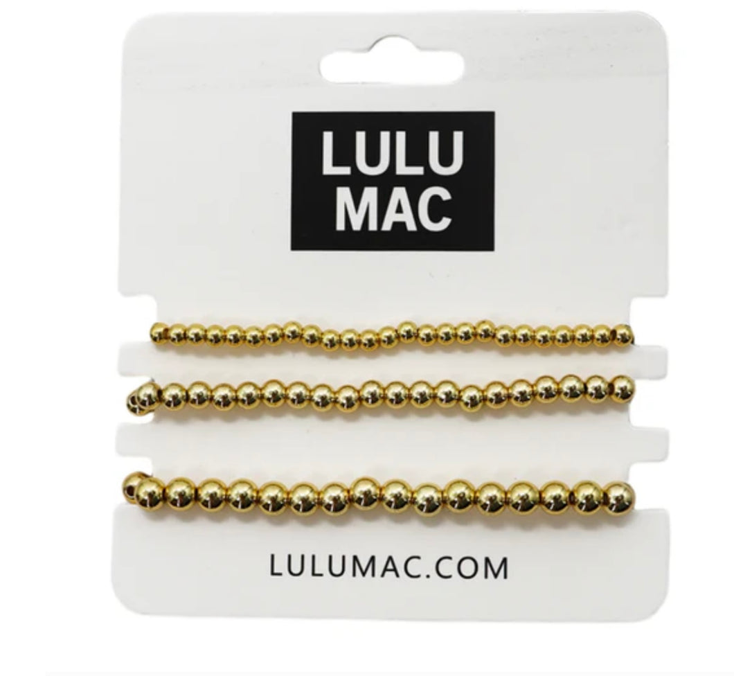 Lulu Mac gold beaded- large beads