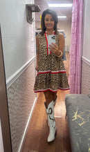 Leopard dress- tee trim -fabulous dress