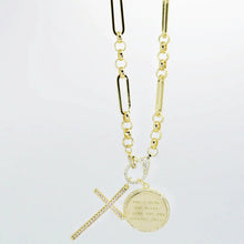 Jeremiah 29:11 with Cross Gold necklace