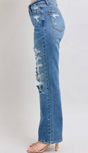 Judy blues distressed denim