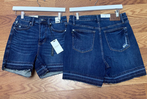 High waist tummy control judy blues denim shorts