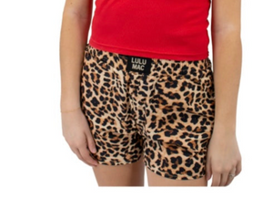 Lulu Mac leopard shorts